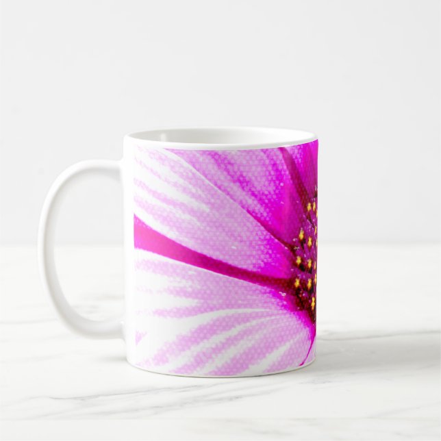 Pink Flower Centre Mug (Left)