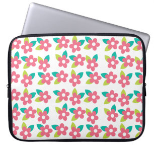 Pink Flower Electronics Bag