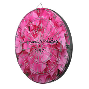 Pink Flower Floral Photography Nature Dartboard