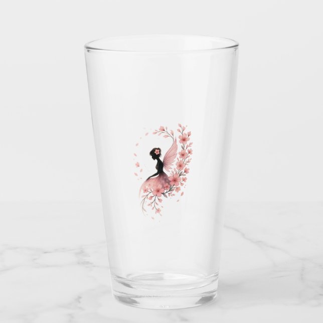 Pink Flower Flower Fairy of Sakura Glass (Front)