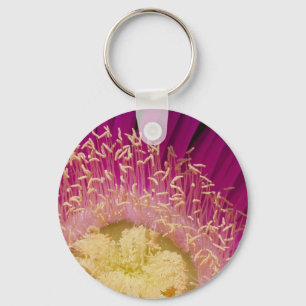 Pink Flower Keychain