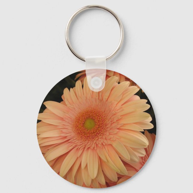 Pink Flower Keychain (Front)