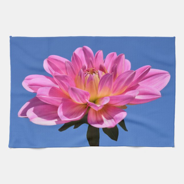 Pink Flower Kitchen Towels (Horizontal)