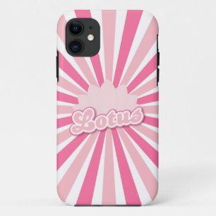 Pink Flower Lotus iPhone 11 Case