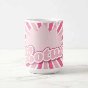 Pink Flower Lotus Coffee Mug