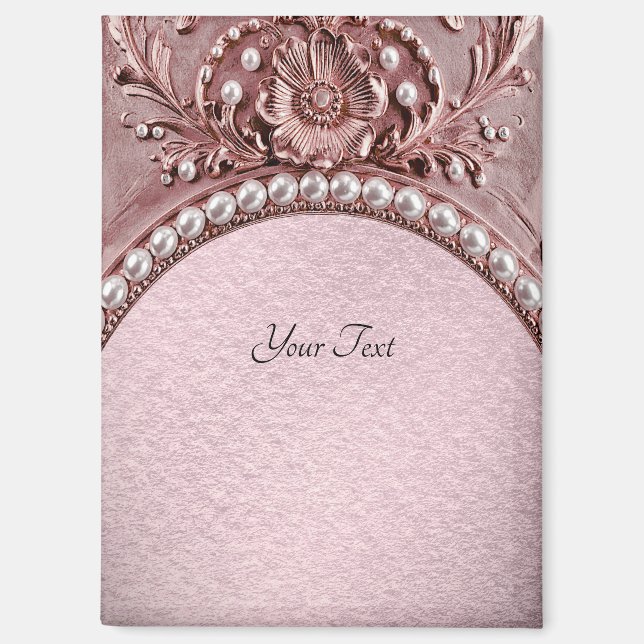 Pink Flower Magnet (Front)