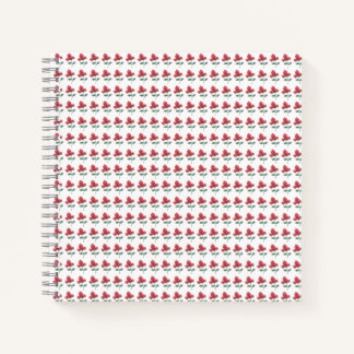 pink flower notebook