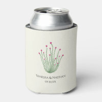 Pink Flower Ocotillo Cactus Wedding
