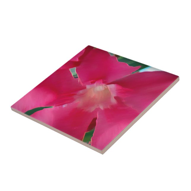 Pink Flower Petals Tile (Side)