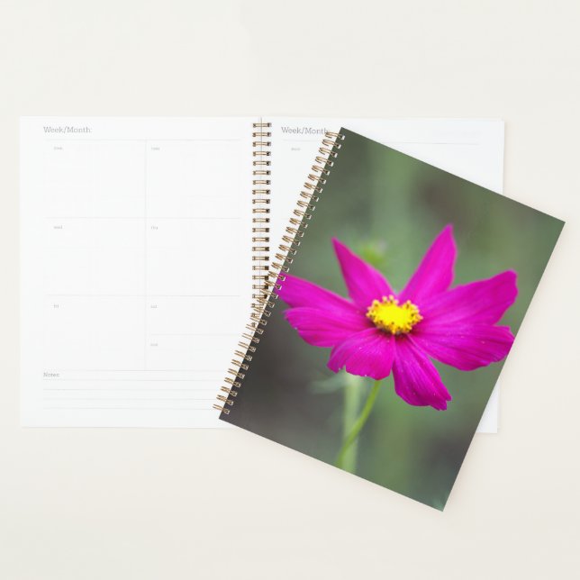 Pink Flower Planner (Devant avec enveloppe)