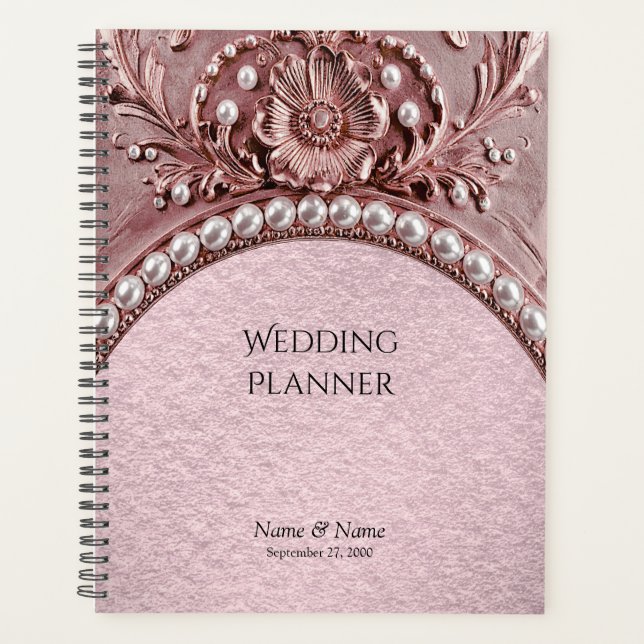 Pink Flower Planner (Front)