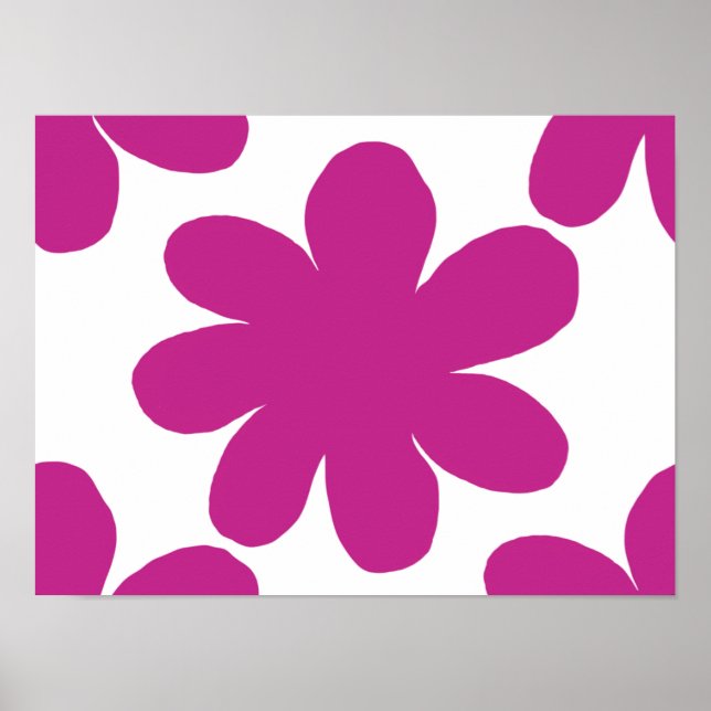 Pink Flower  Poster (Front)