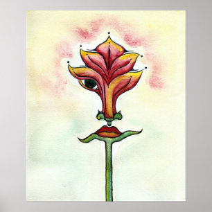 Pink Flower Poster