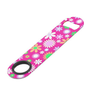 Pink Flower Power Bar Key