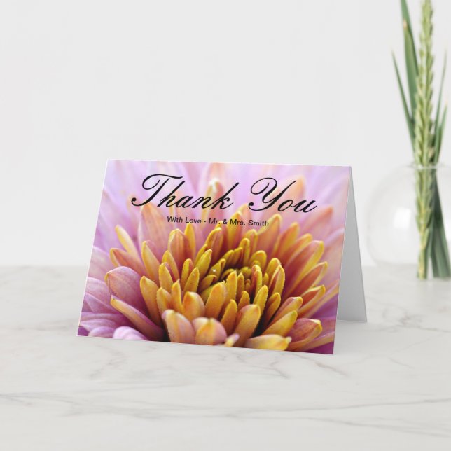 Pink Flower Thank You (Front)