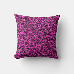 Pink Flower Throw Pillow