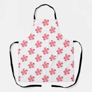 Pink Flower Tropical Apron