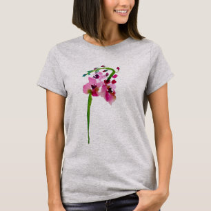 Pink flower watercolor Verbascum blush T-Shirt