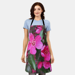 Pink Flowering Crabapple Apron