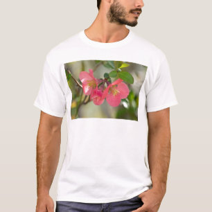 Pink Flowering Quince Glow T-Shirt