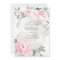 Pink Flowers and Greenery Elegant Vintage Wedding