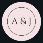 Pink Flowers and Lanterns Classic Round Sticker<br><div class="desc">A perfect addition to our Pink Flowers and Lanterns Invite! We are happy to customize this further for you,  please feel free to send us a message for assistance.</div>