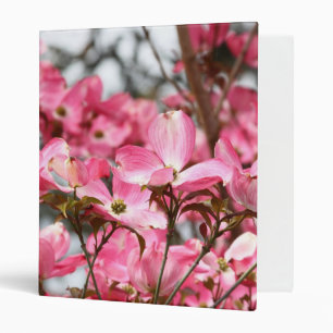 Pink Flowers Binder