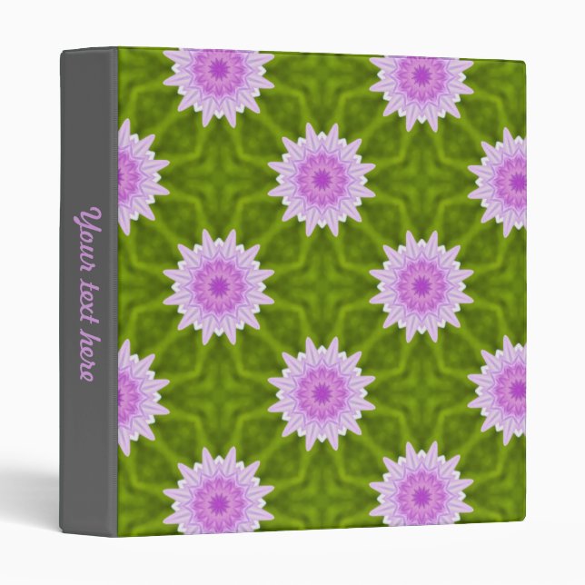 Pink flowers Binder (Front/Spine)