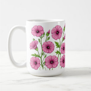 Pink Flowers Bouquet Coffee Mug