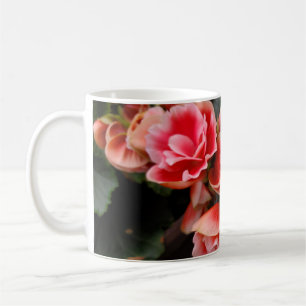Pink flowers coffee mug
