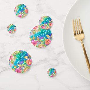 PINK FLOWERS CONFETTI