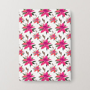 Pink Flowers Floral Pattern Design