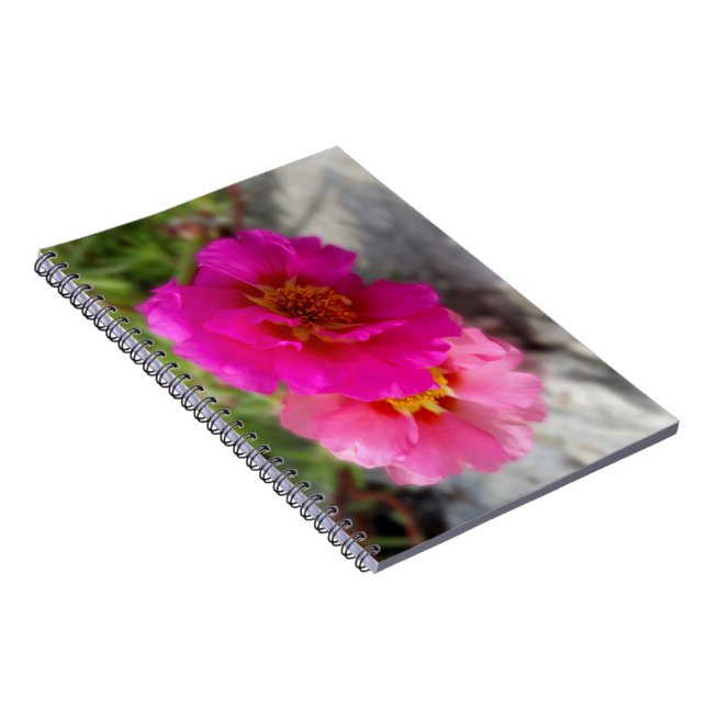 Pink flowers in the sun notebook (Right Side)