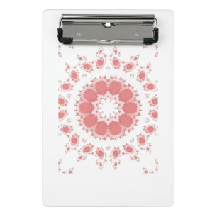 PINK FLOWERS MINI CLIPBOARD
