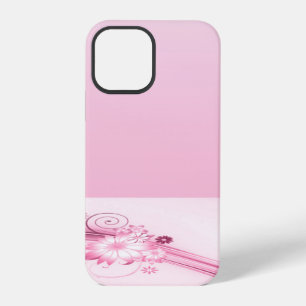 Pink Flowers n Waves iPhone 12 Pro Case