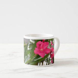 Pink Flowers on Vine Espresso Cup