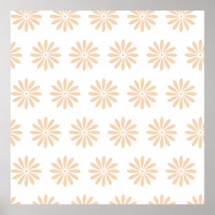 Pink flowers pattern. art,artwork,background,bloom poster