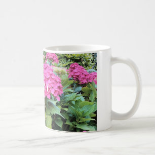 Pink  Flowers Photo Classic White Mug