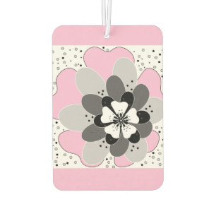 Pink flowers spring summer air freshener