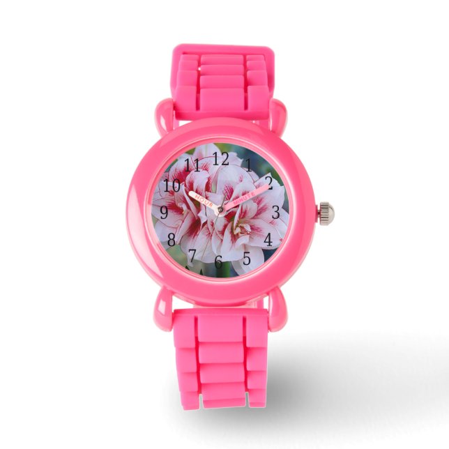 Pink Flowers Watch (Front)