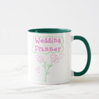 Pink Flowers Wedding Planner