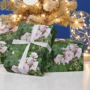 Pink Flowers Wrapping Paper