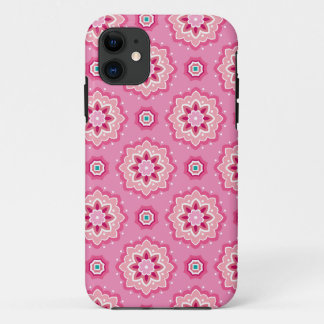 Pink & Flowery Pattern iPhone 11 Case