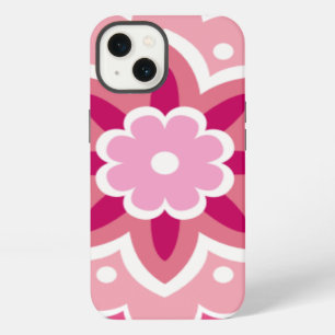 Pink & Flowery Pattern iPhone 13 Case