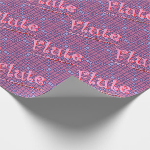 Pink Flute Wrapping Paper