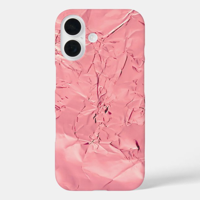 Pink Foil Case-Mate iPhone Case (Back)