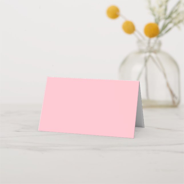 Pink Folded Place Card (Front)