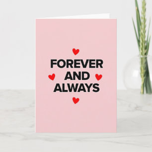 Pink Forever And Always Card