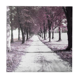 pink forrest gump road tile