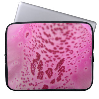 Pink Foxglove Petal Laptop Bag